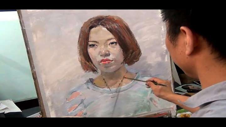 Gouache Portrait Painting Techniques