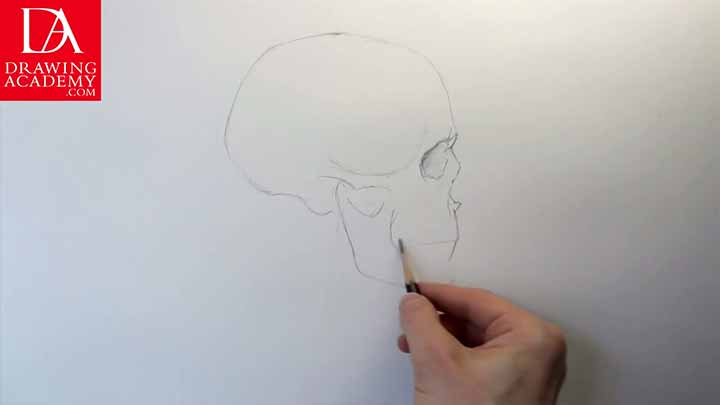 How to Draw a Scull presented by Drawing Academy.com