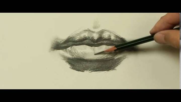 How to Draw Mouth & Lips Time-Lapse
