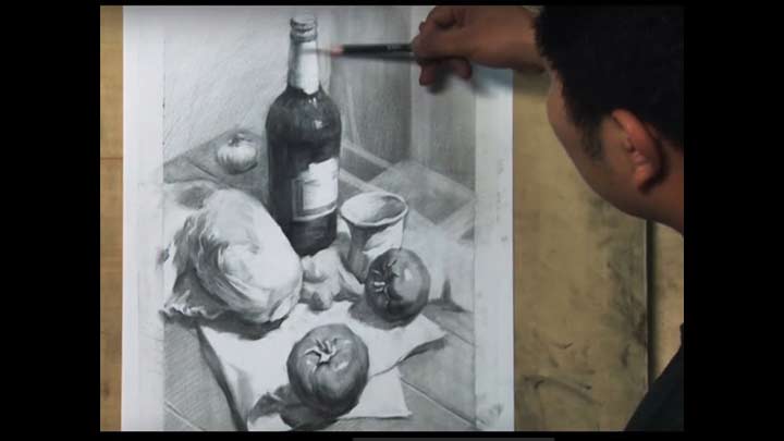 How To Draw Still Life Time Lapse Drawing