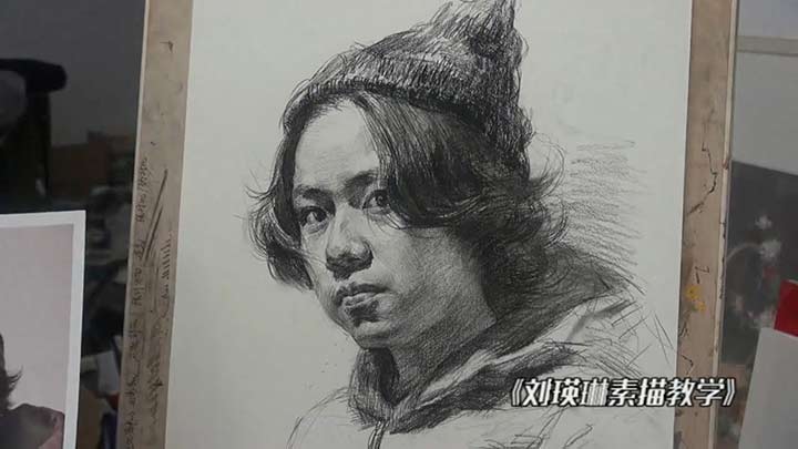 How to Draw Young man Portrait in Pencil