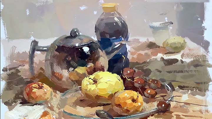How To Paint a Beautiful still-life with gouache