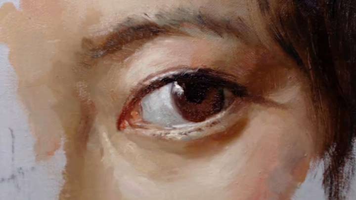 How to Paint a Realistic Eye with oil color