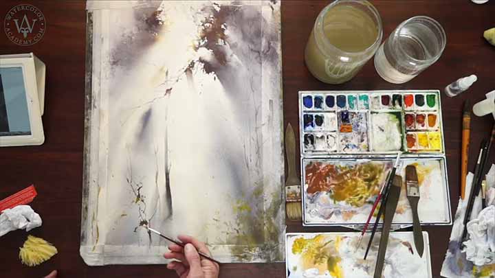 How to Paint Sunlight in Watercolor