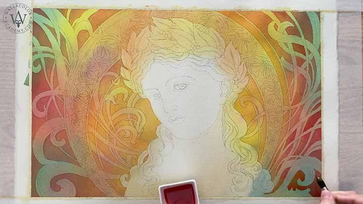 How to Preserve White Paper When Painintg Wet on dry