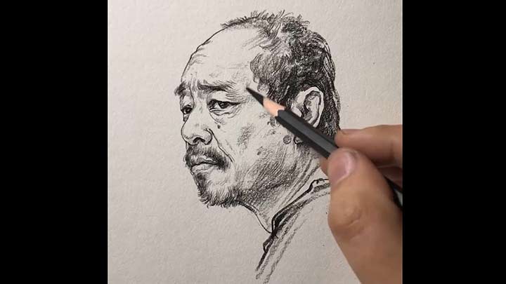 How to sketch a portrait in 10 minutes