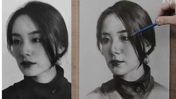 Learn to Draw a Young Girl Portrait in Pencil