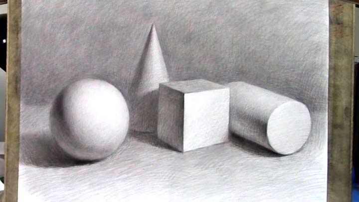 Learn to draw basic still life in graphite pencil
