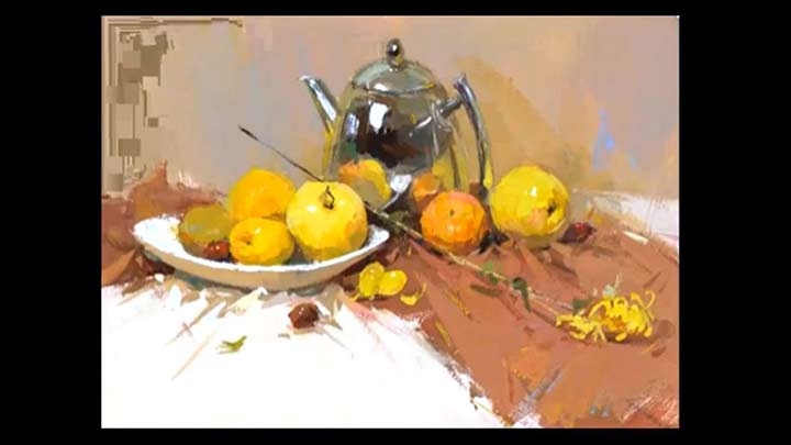 Mastering the techniques of gouache Still-life painting