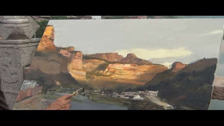 Oil Landscape Painting Demonstration