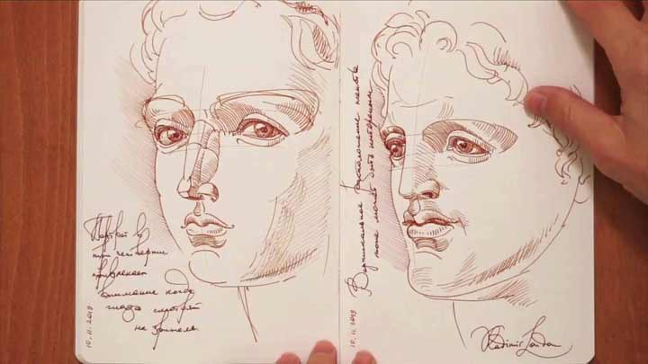 Portrait Sketching by Vladimir London