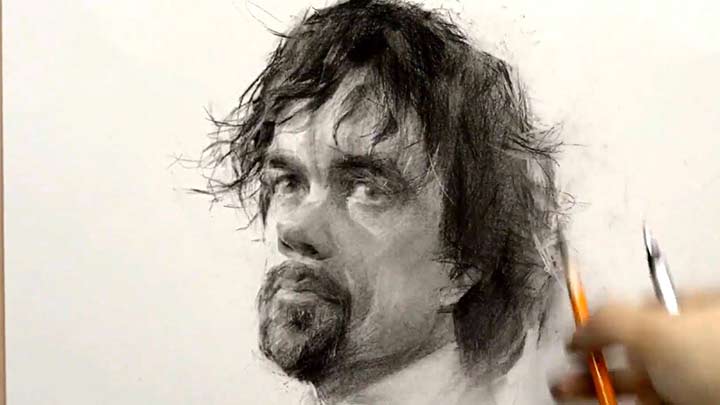 Tyrion Lannister Pencil drawing demonstration